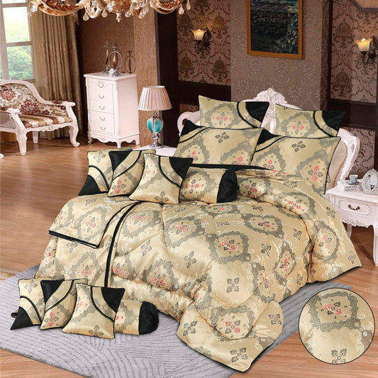 14 Pcs Bridal Comforter Set - 14015