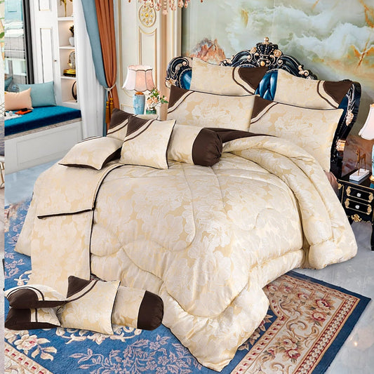 14 Pcs Bridal Comforter Set - 14007