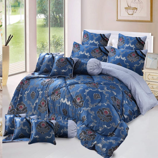 14 Pcs Bridal Comforter Set - 14012