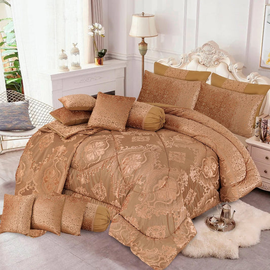 14 Pcs Bridal Comforter Set - 14004