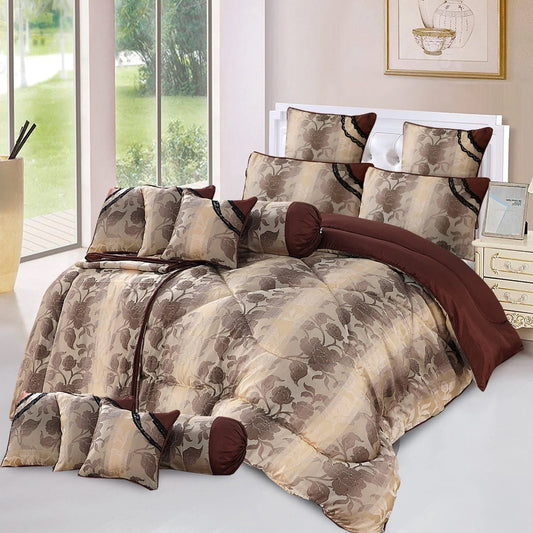 14 Pcs Bridal Comforter Set - 14001